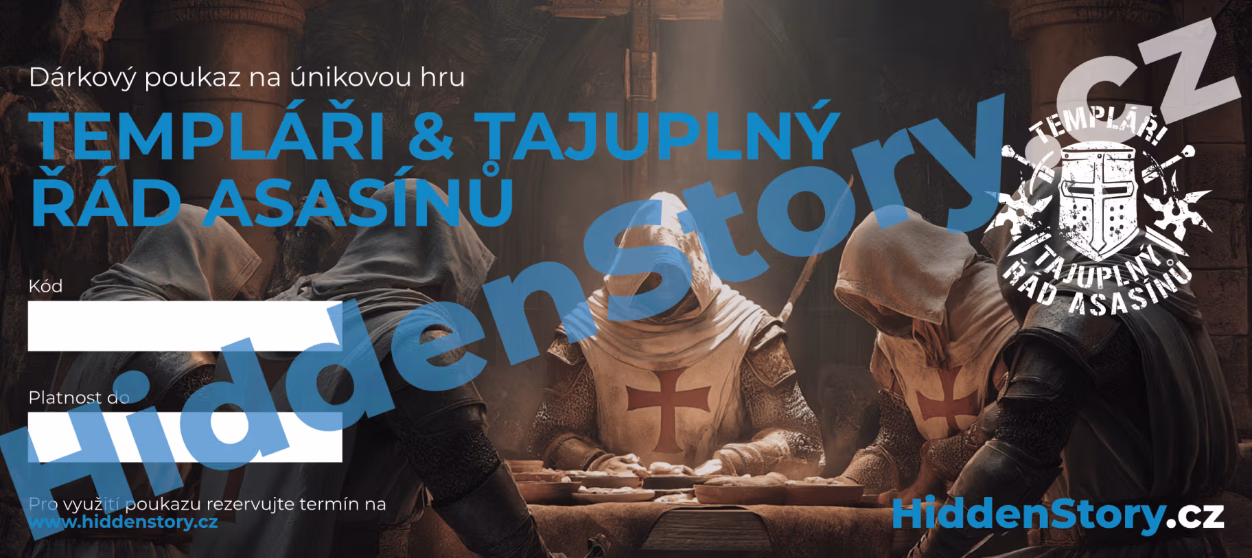 Dárkový poukaz Templáři